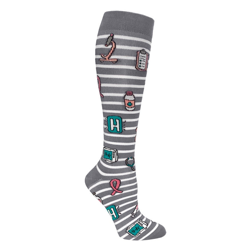 12" Knit Compression Socks