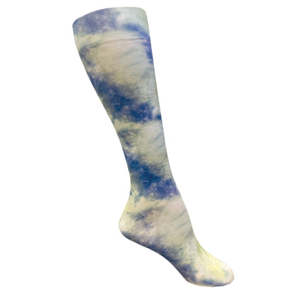 12" Soft Comfort Tie Dye Compression Socks