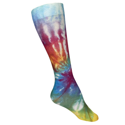 12" Soft Comfort Tie Dye Compression Socks