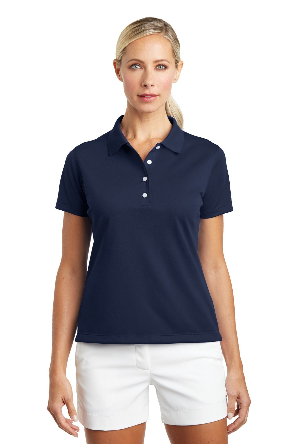 Nike- Nike Women's Tech Basic Dri-FIT Polo. 203697-Medtech- 4