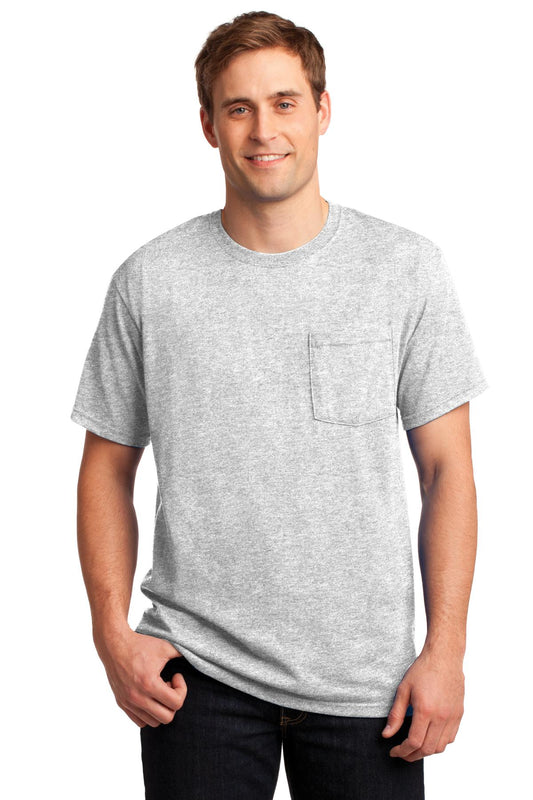 Jerzees- Jerzees® - Dri-Power® 50/50 Cotton/Poly Pocket T-Shirt. 29MP-Medtech- 1