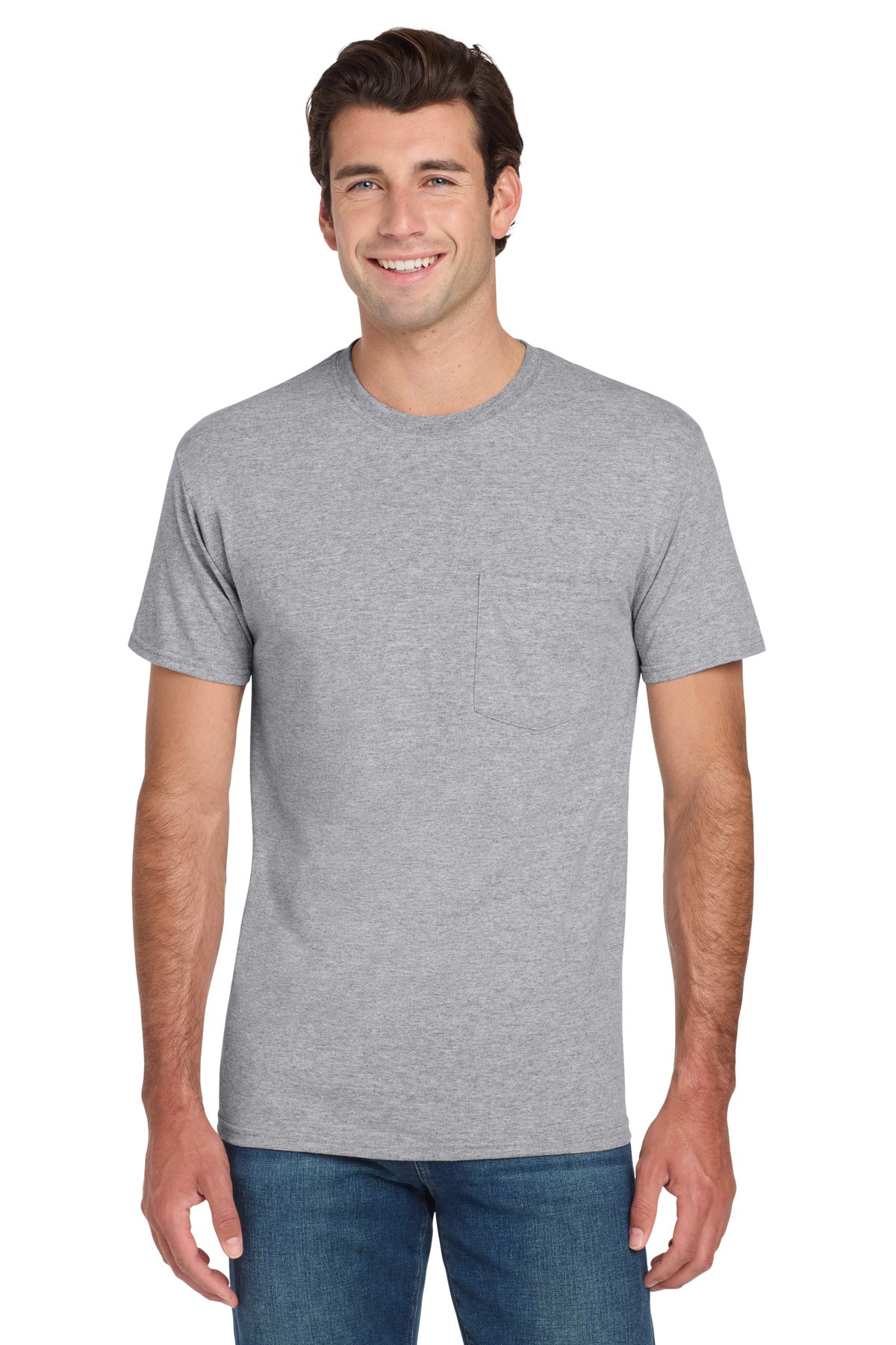 Jerzees- Jerzees® - Dri-Power® 50/50 Cotton/Poly Pocket T-Shirt. 29MP-Medtech- 2