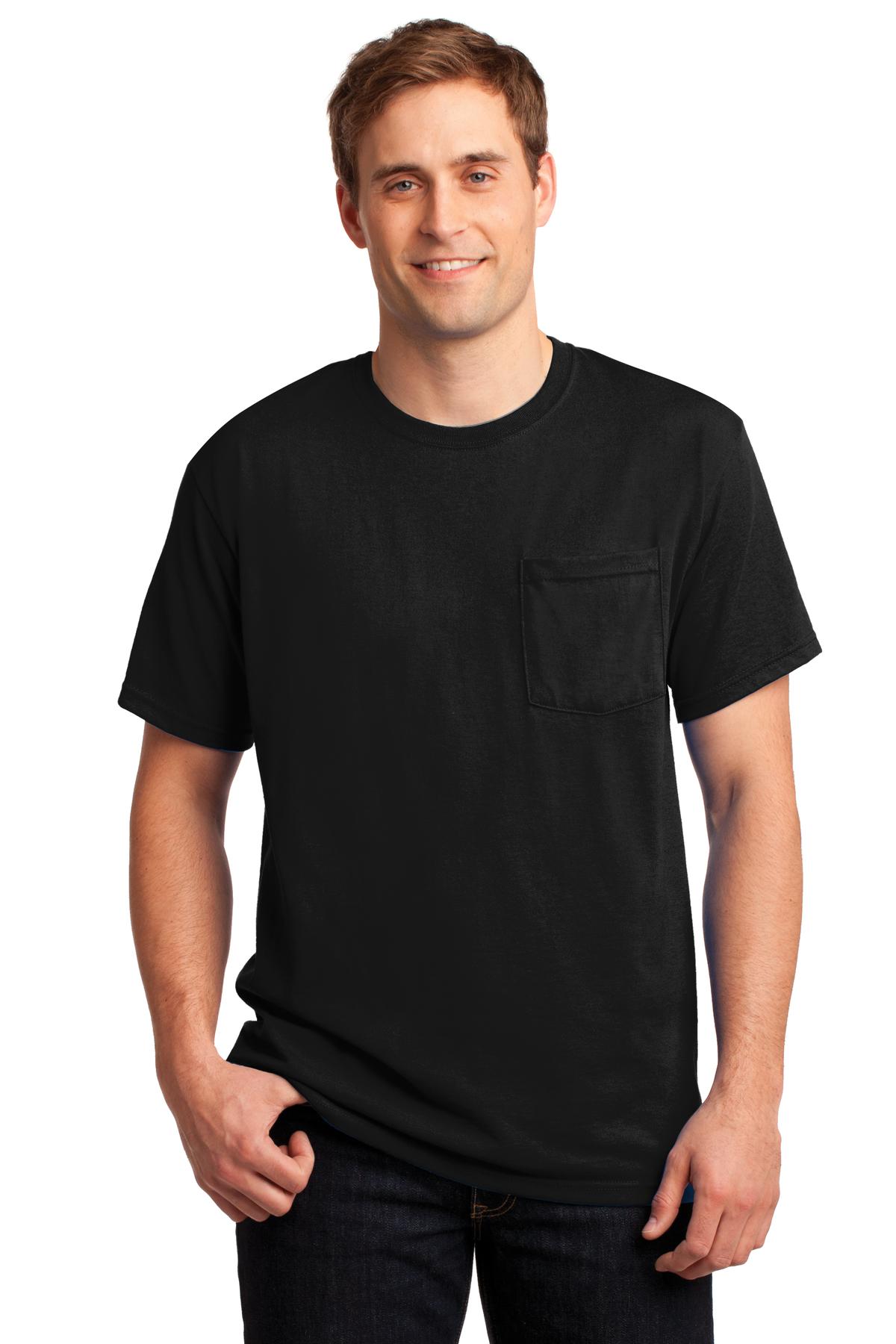 Jerzees- Jerzees® - Dri-Power® 50/50 Cotton/Poly Pocket T-Shirt. 29MP-Medtech- 3