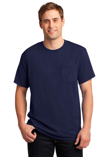 Jerzees- Jerzees® - Dri-Power® 50/50 Cotton/Poly Pocket T-Shirt. 29MP-Medtech- 8