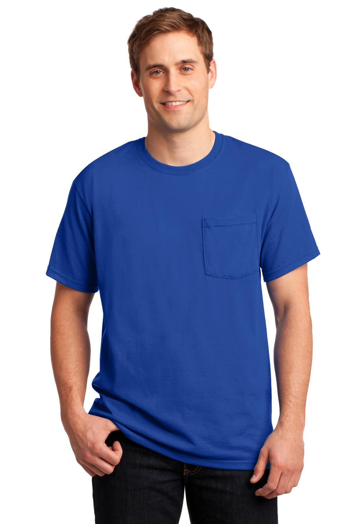 Jerzees- Jerzees® - Dri-Power® 50/50 Cotton/Poly Pocket T-Shirt. 29MP-Medtech- 10