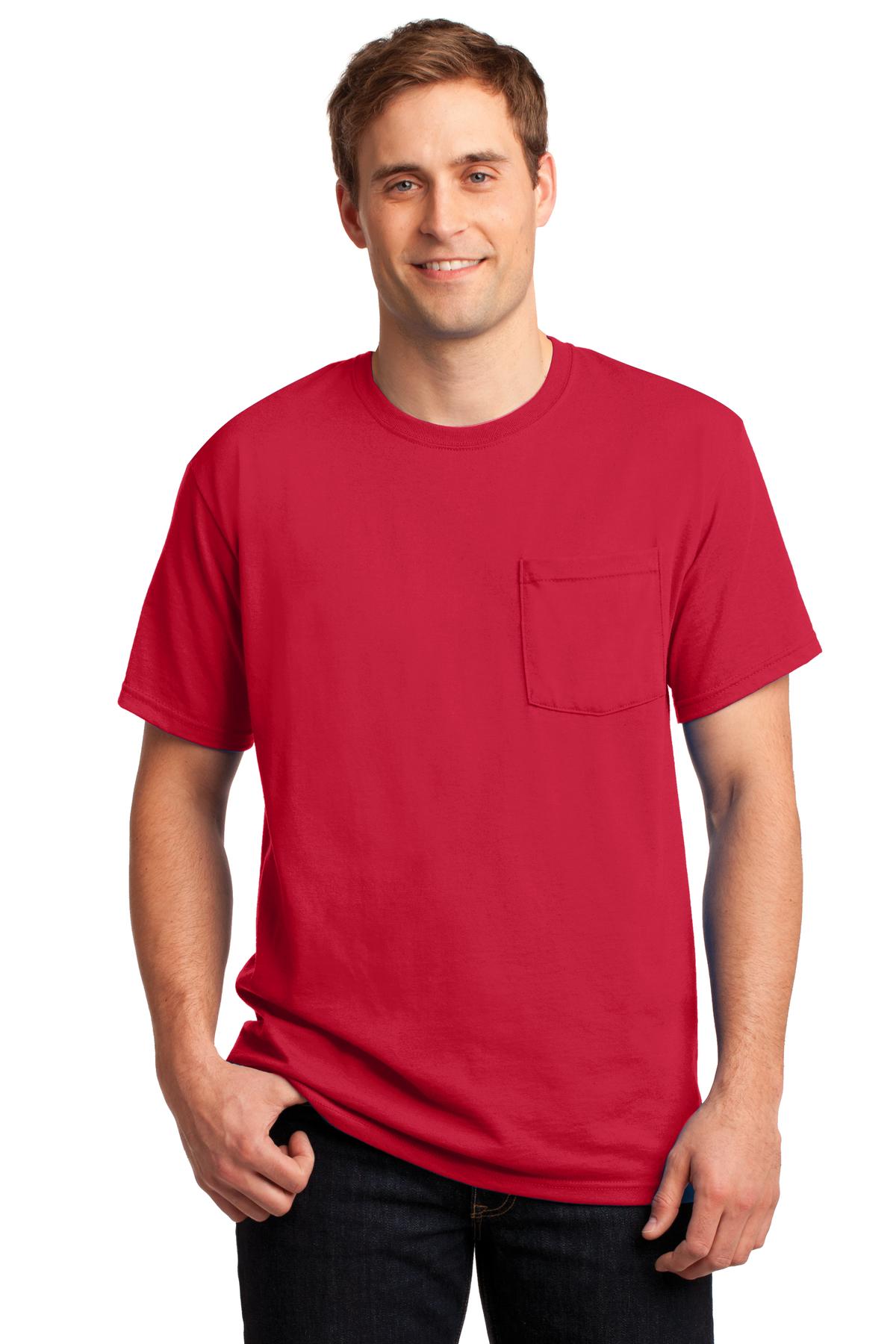 Jerzees- Jerzees® - Dri-Power® 50/50 Cotton/Poly Pocket T-Shirt. 29MP-Medtech- 13