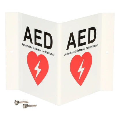 3-Way AED Wall Sign, Caretech®