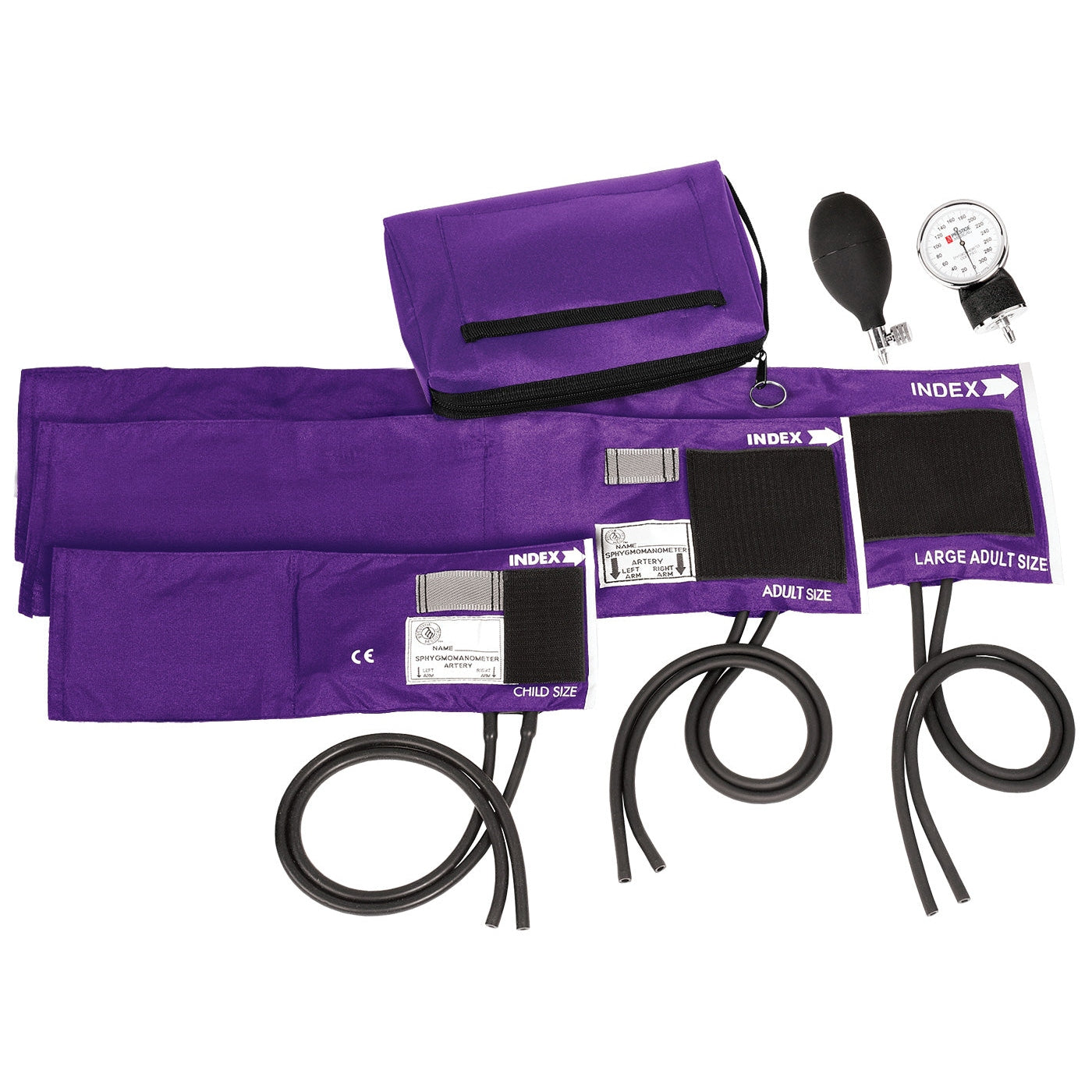  Prestige Medical-3-in-1 Aneroid Sphygmomanometer Set & Carrying Case-MedTech-4