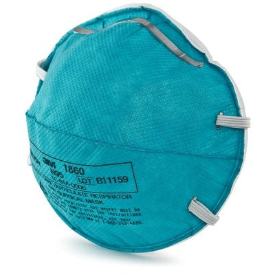  3M-3M™ Health Care Particulate Respirator and Surgical Mask 1860, N95, 20/Box-MedTech-6