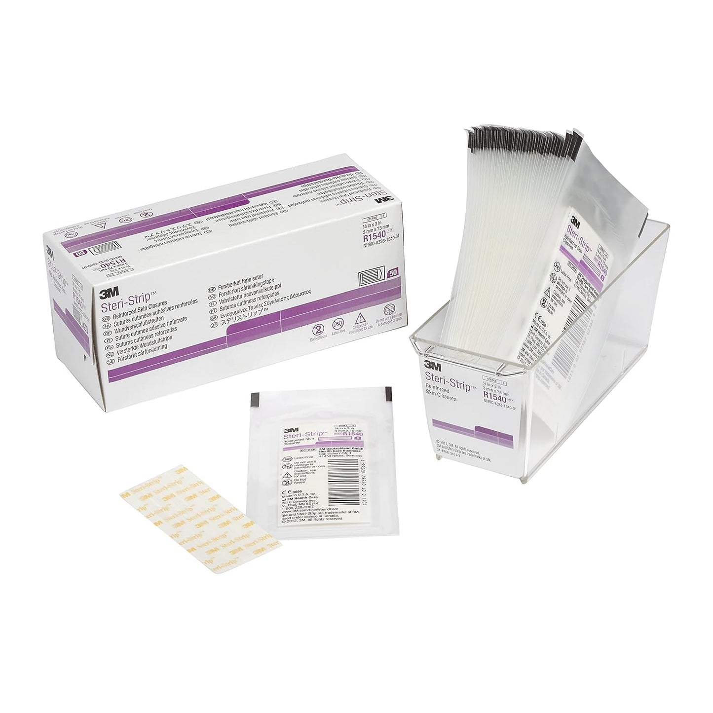  3M-3M Steri-Strip Reinforced Adhesive Skin Closures-MedTech-2