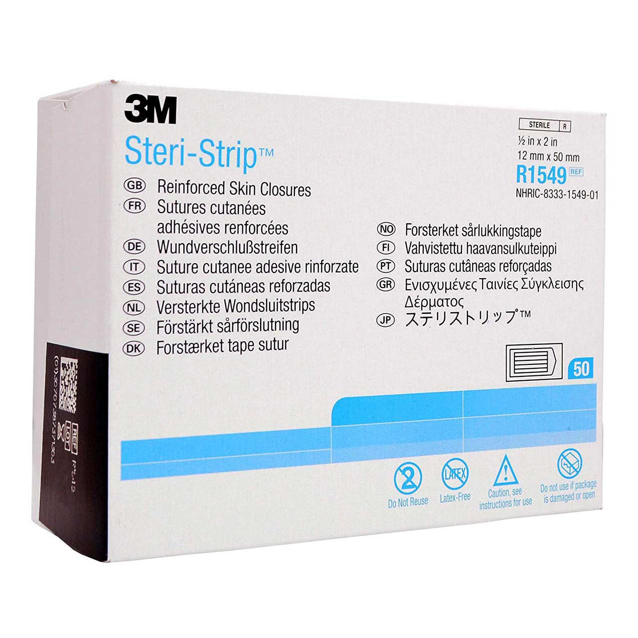  3M-3M Steri-Strip Reinforced Adhesive Skin Closures-MedTech-5