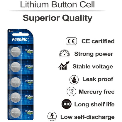 3v Coin Cell Battery Pack of 10