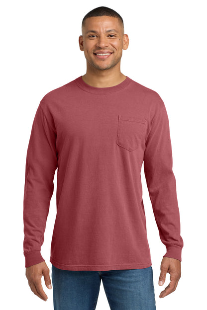 Comfort Colors- COMFORT COLORS ® Heavyweight Ring Spun Long Sleeve Pocket Tee. 4410-Medtech- 6