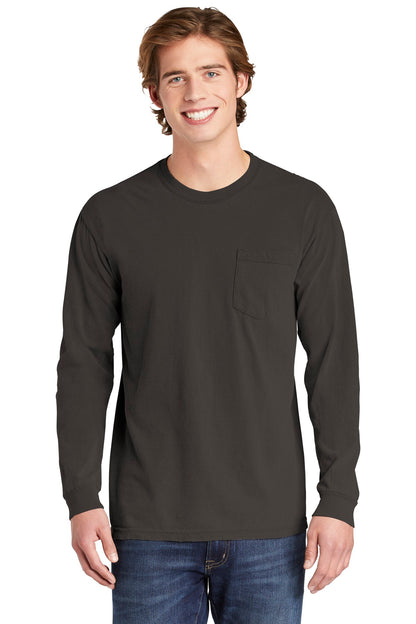 Comfort Colors- COMFORT COLORS ® Heavyweight Ring Spun Long Sleeve Pocket Tee. 4410-Medtech- 11