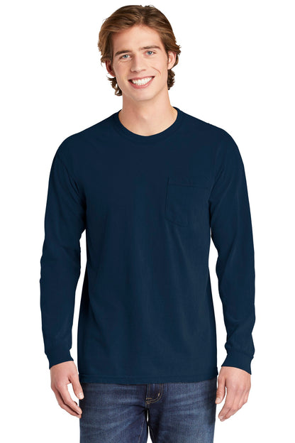 Comfort Colors- COMFORT COLORS ® Heavyweight Ring Spun Long Sleeve Pocket Tee. 4410-Medtech- 13