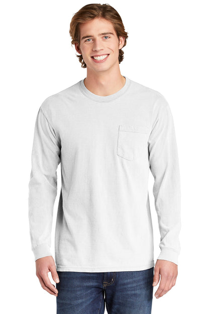 Comfort Colors- COMFORT COLORS ® Heavyweight Ring Spun Long Sleeve Pocket Tee. 4410-Medtech- 15