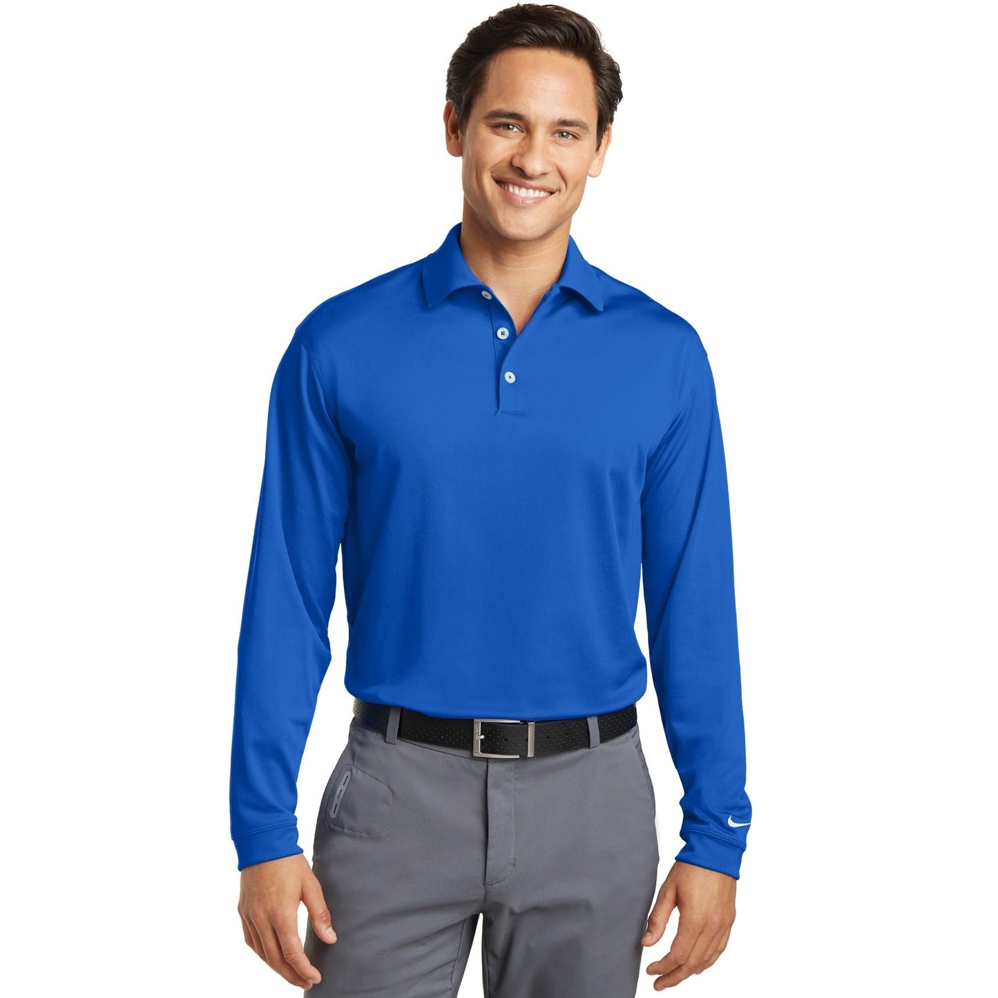 Nike- Nike Long Sleeve Dri-FIT Stretch Tech Polo. 466364-Medtech- 3