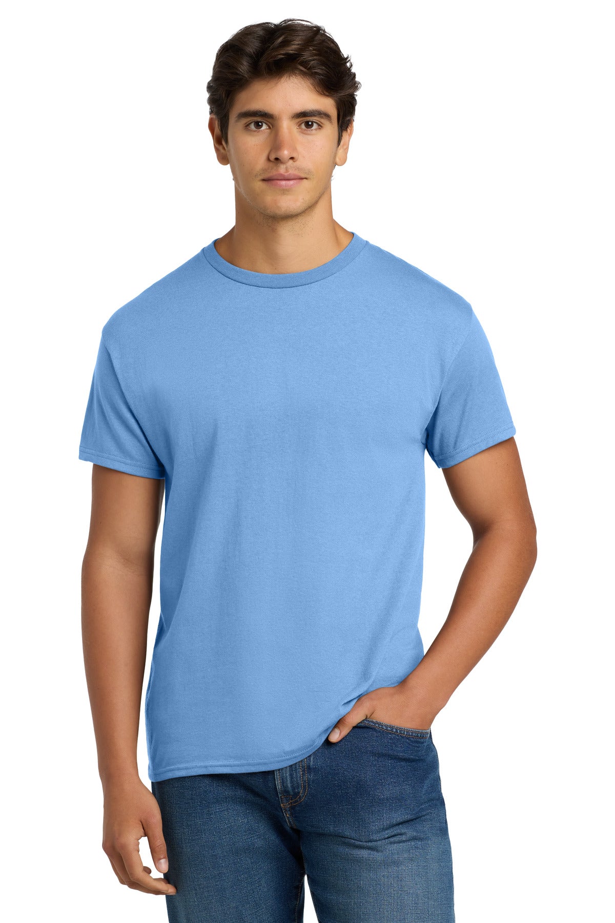 Hanes- Hanes® - EcoSmart® 50/50 Cotton/Poly T-Shirt. 5170-Medtech- 3