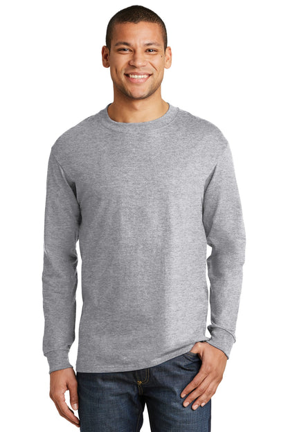 Hanes- Hanes® Beefy-T® - 100% Cotton Long Sleeve T-Shirt. 5186-Medtech- 7