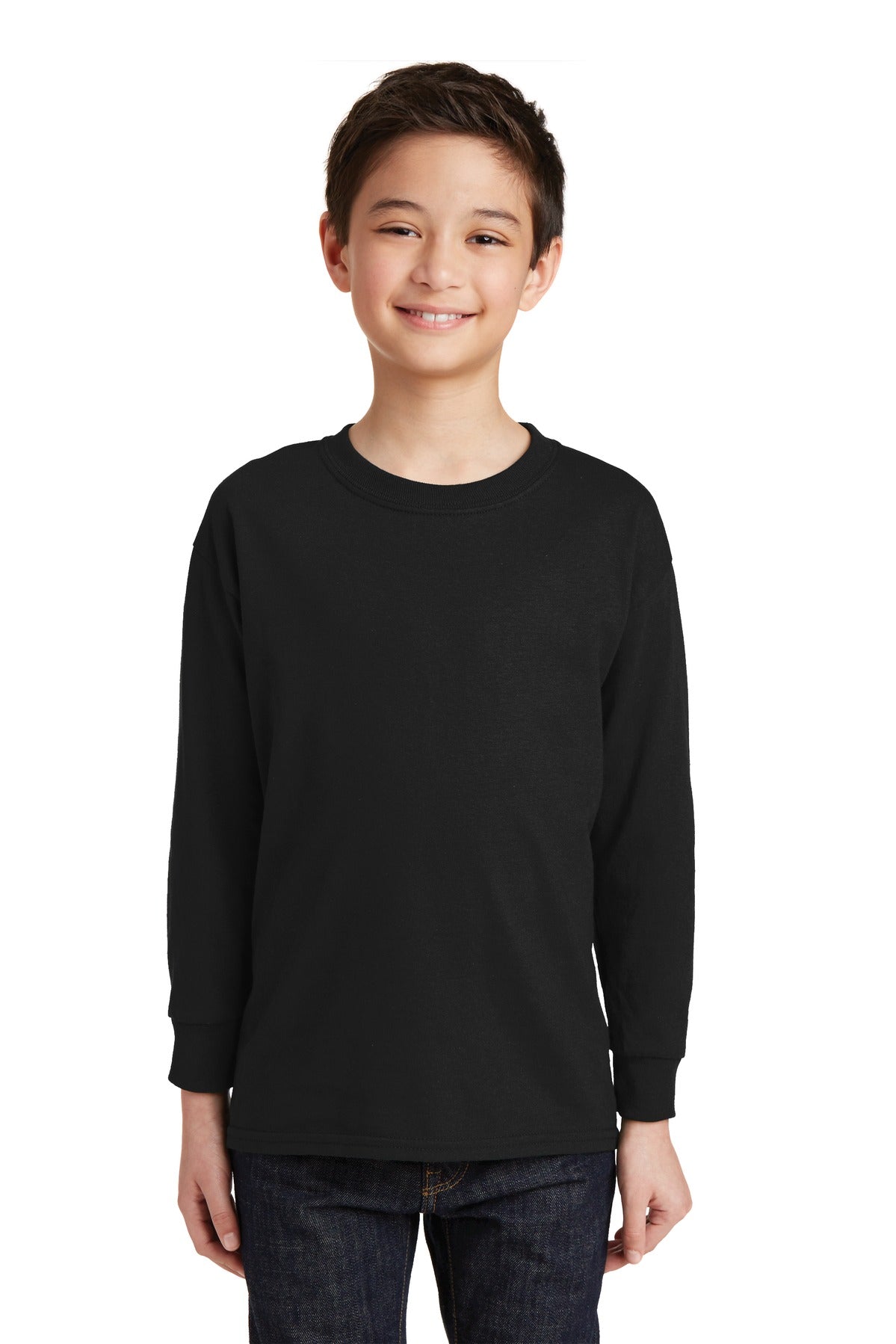 Gildan- Gildan® Youth Heavy Cotton™ 100% Cotton Long Sleeve T-Shirt. 5400B-Medtech- 1