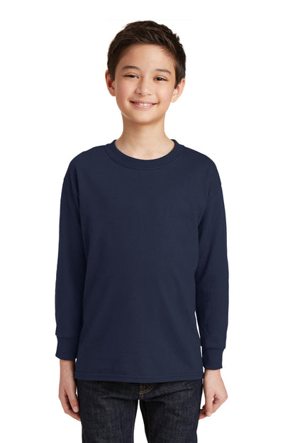 Gildan- Gildan® Youth Heavy Cotton™ 100% Cotton Long Sleeve T-Shirt. 5400B-Medtech- 2