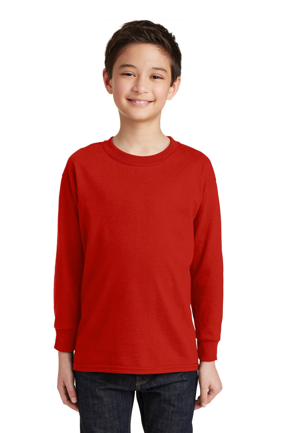 Gildan- Gildan® Youth Heavy Cotton™ 100% Cotton Long Sleeve T-Shirt. 5400B-Medtech- 3