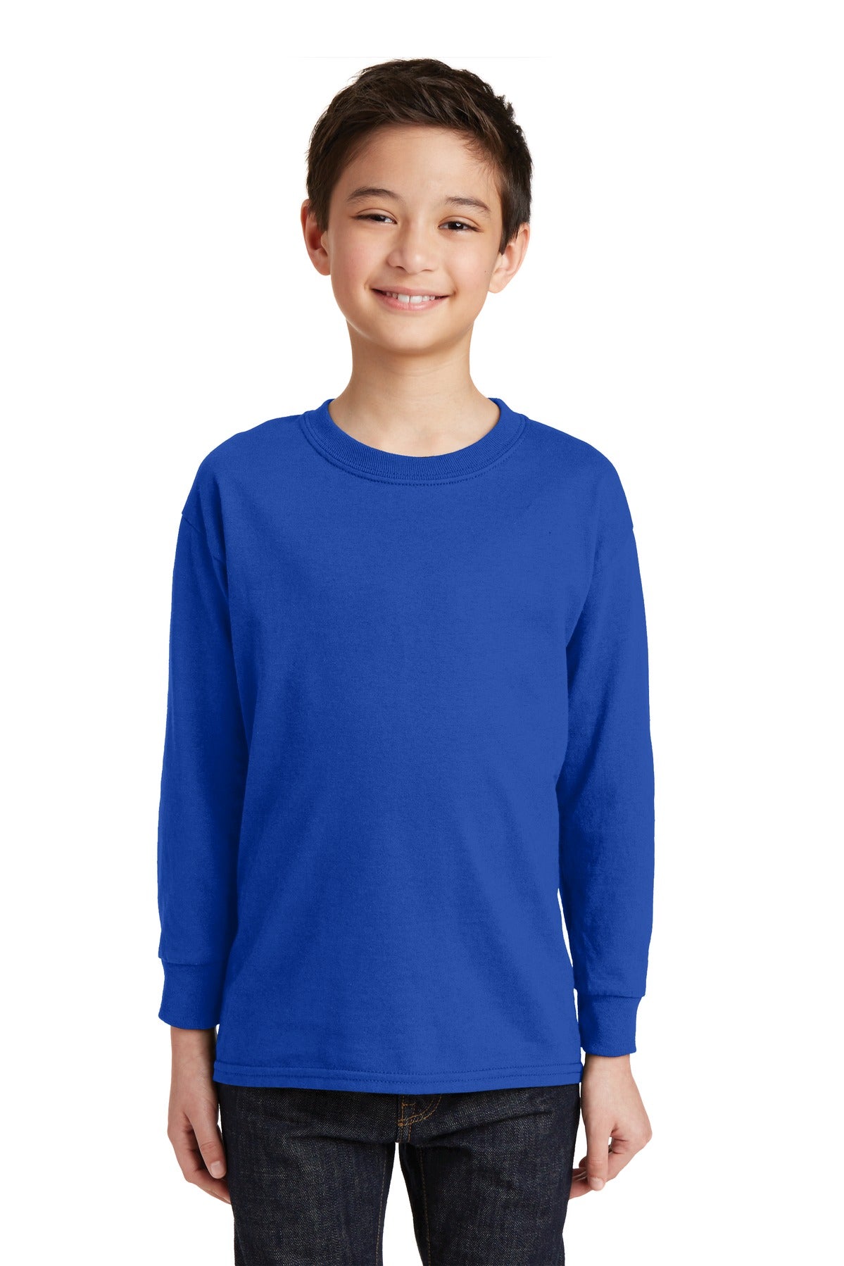 Gildan- Gildan® Youth Heavy Cotton™ 100% Cotton Long Sleeve T-Shirt. 5400B-Medtech- 4