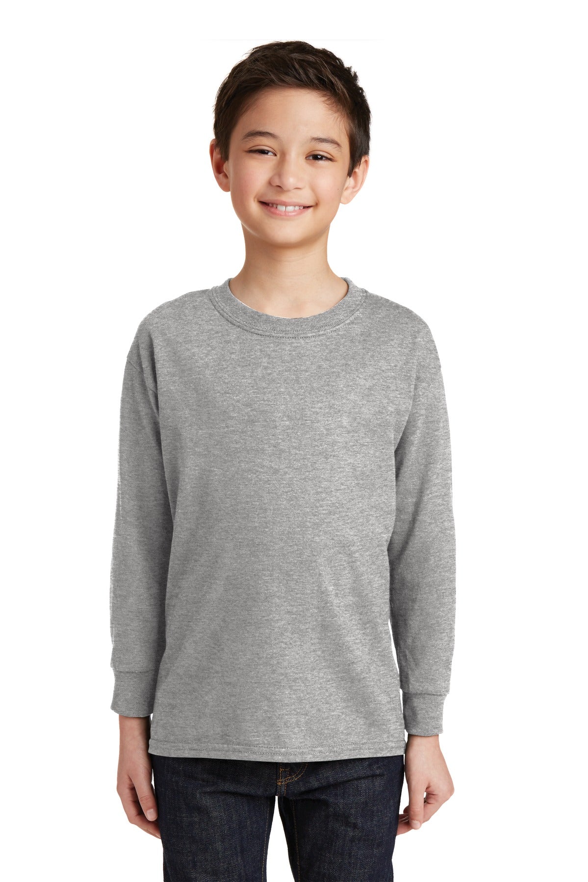 Gildan- Gildan® Youth Heavy Cotton™ 100% Cotton Long Sleeve T-Shirt. 5400B-Medtech- 5