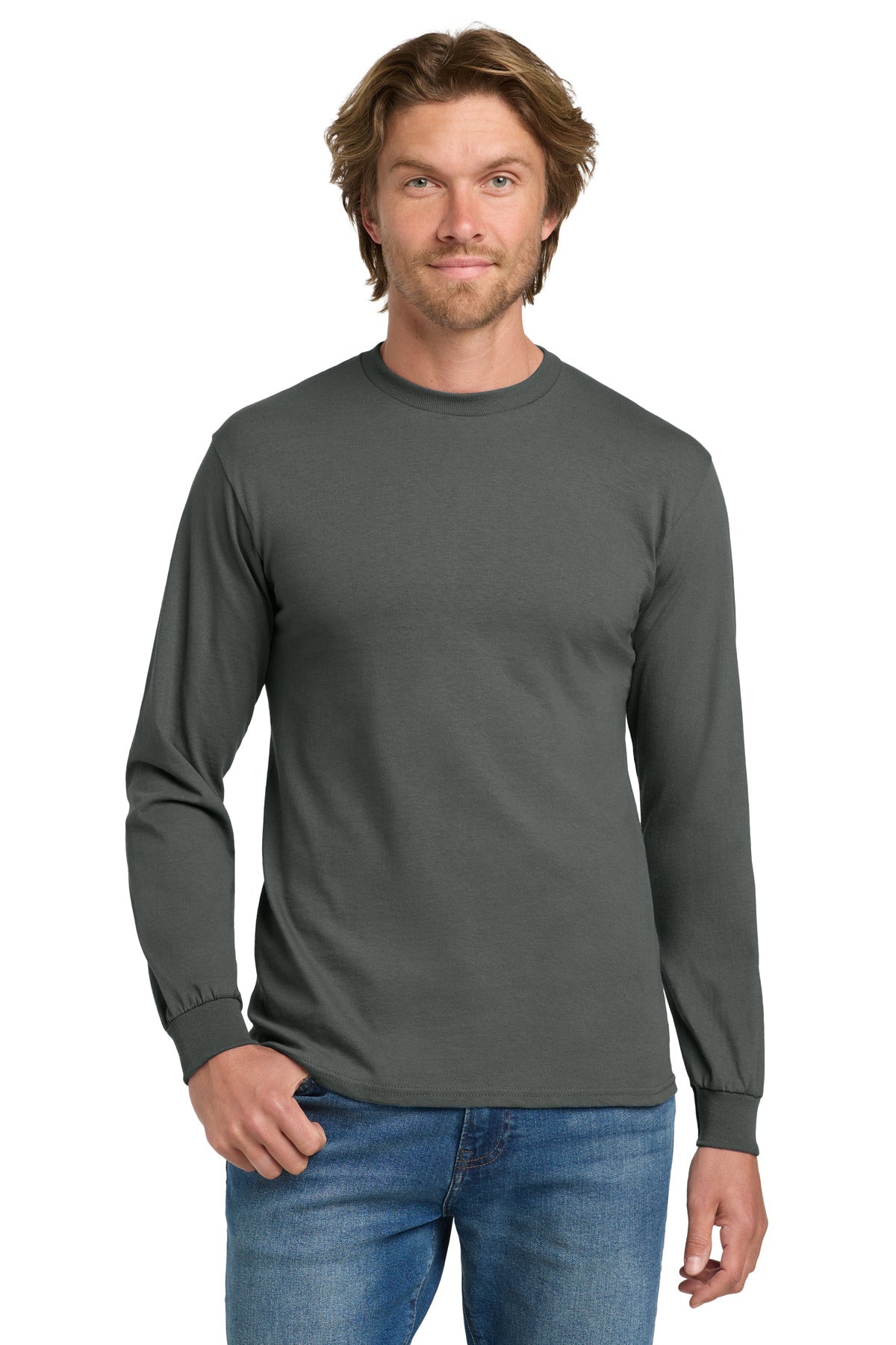 Gildan- Gildan® - Heavy Cotton™ 100% Cotton Long Sleeve T-Shirt. 5400-Medtech- 5