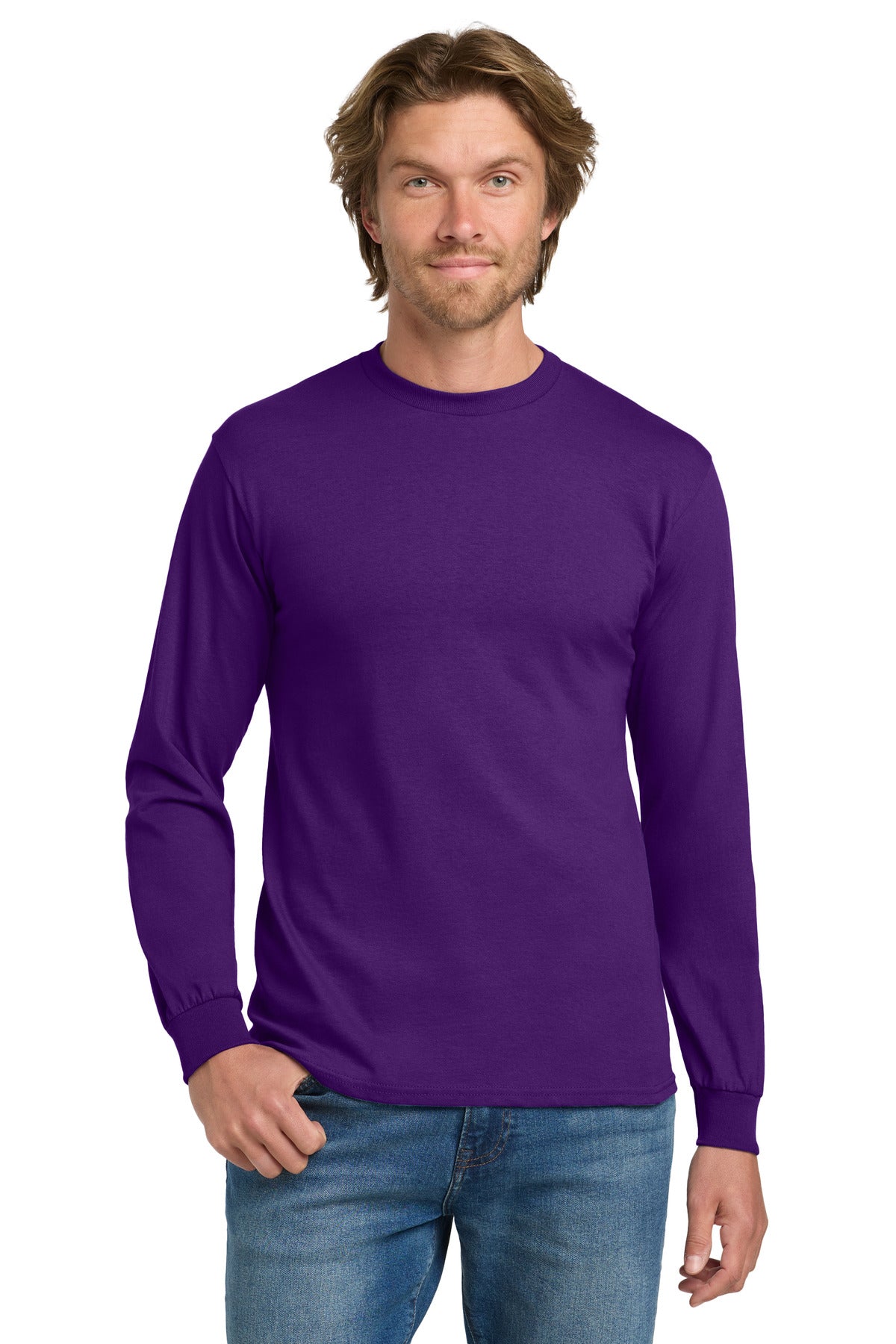 Gildan- Gildan® - Heavy Cotton™ 100% Cotton Long Sleeve T-Shirt. 5400-Medtech- 19