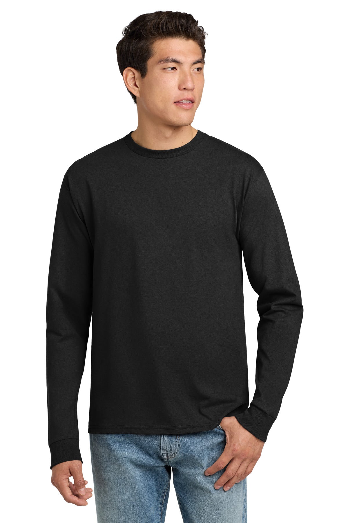 Hanes- Hanes® - Authentic 100% Cotton Long Sleeve T-Shirt. 5586-Medtech- 2