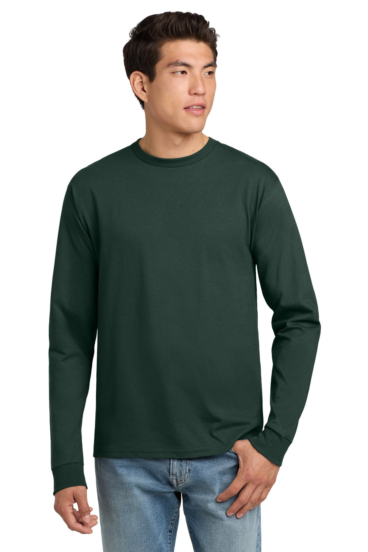 Hanes- Hanes® - Authentic 100% Cotton Long Sleeve T-Shirt. 5586-Medtech- 4