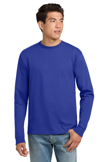 Hanes- Hanes® - Authentic 100% Cotton Long Sleeve T-Shirt. 5586-Medtech- 6