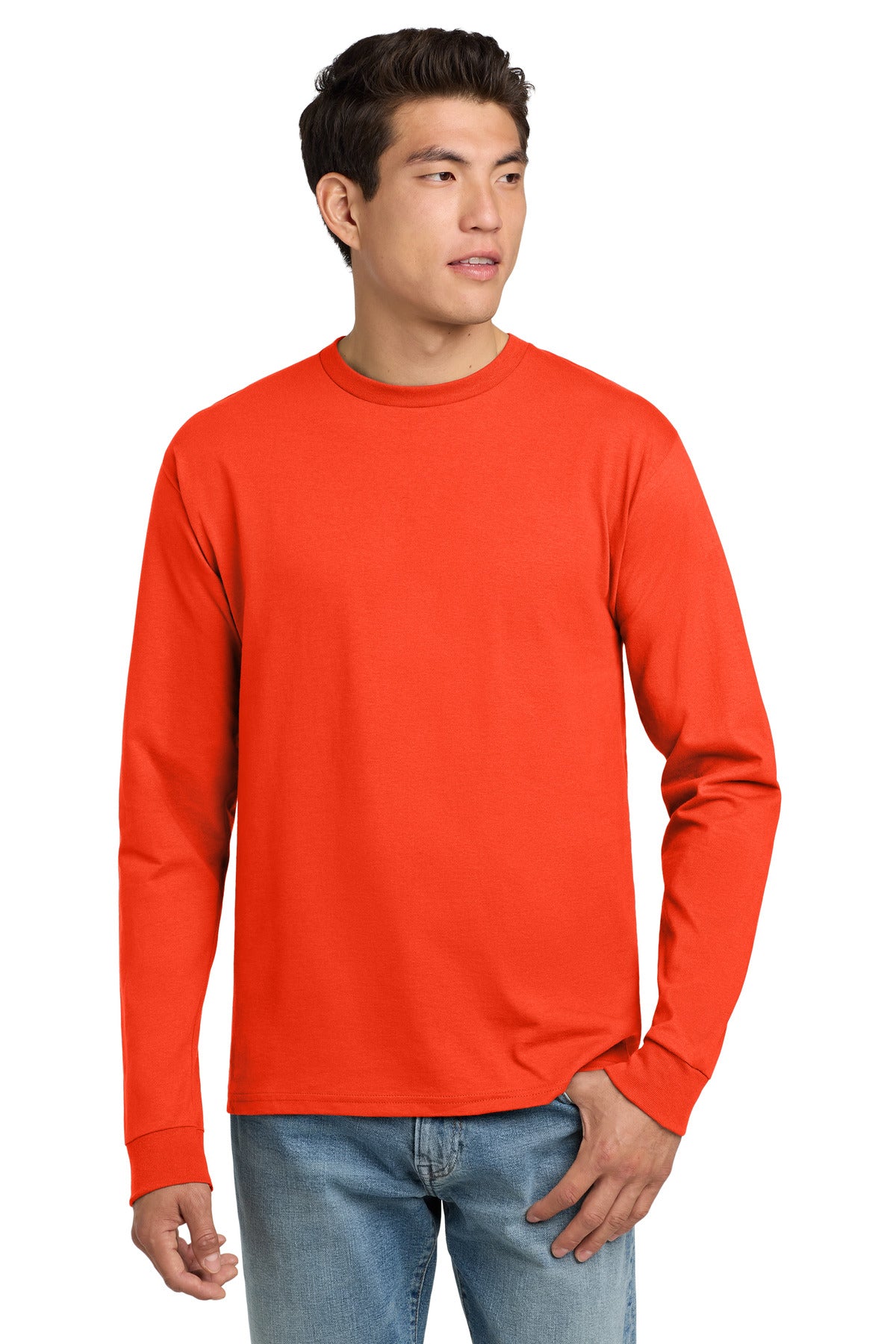 Hanes- Hanes® - Authentic 100% Cotton Long Sleeve T-Shirt. 5586-Medtech- 9