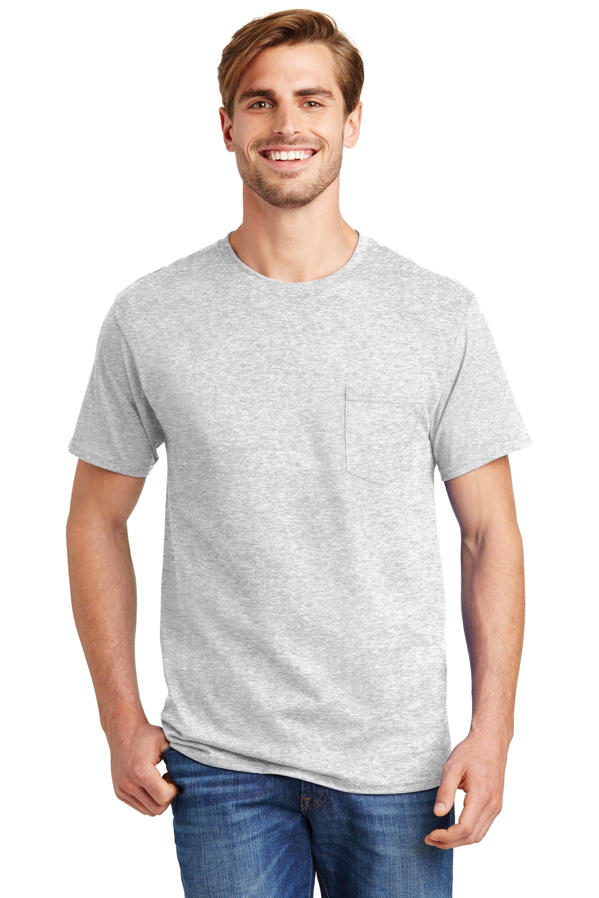 Hanes- Hanes® - Authentic 100% Cotton T-Shirt with Pocket. 5590-Medtech- 1