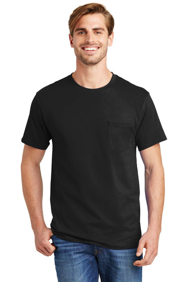 Hanes- Hanes® - Authentic 100% Cotton T-Shirt with Pocket. 5590-Medtech- 2