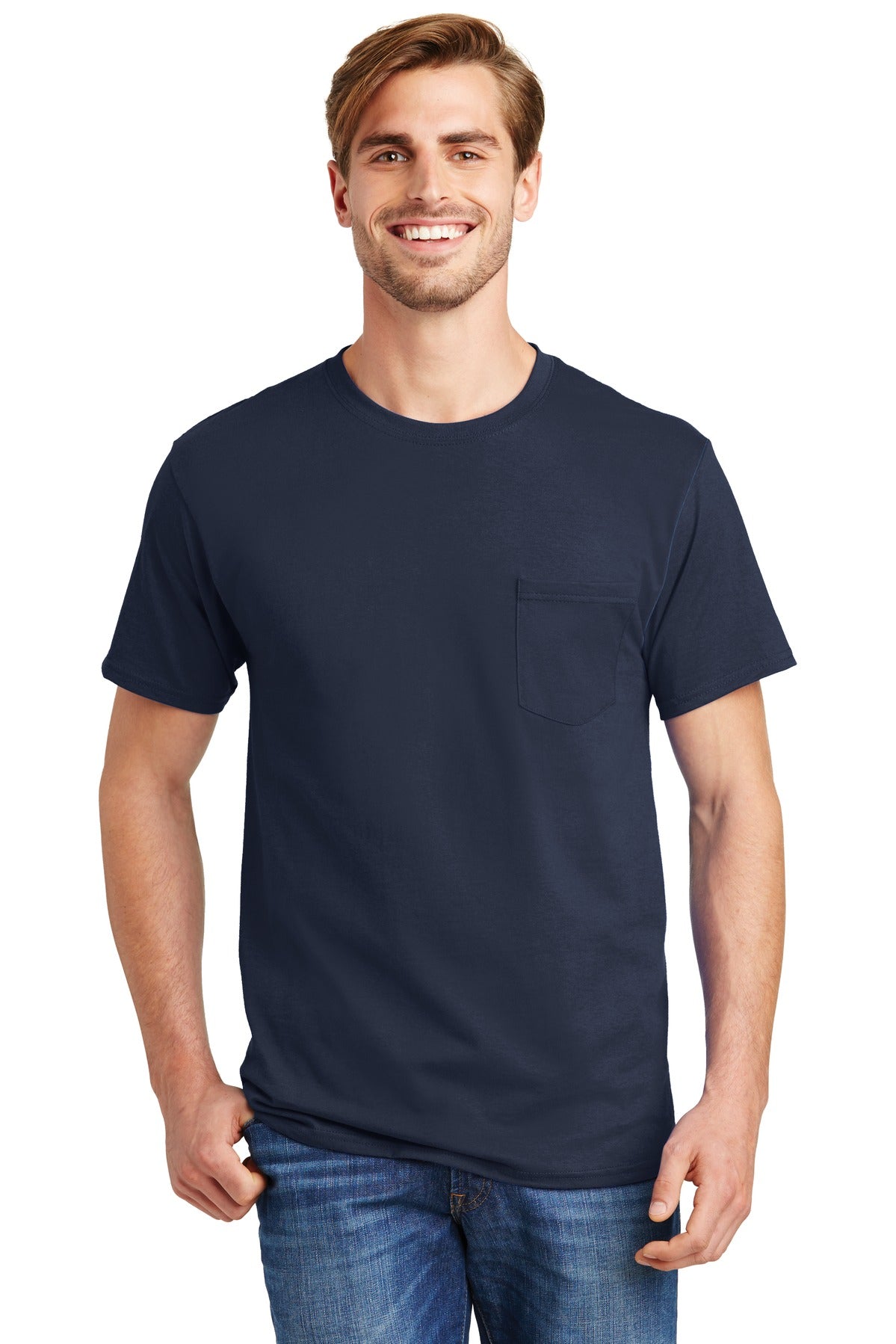 Hanes- Hanes® - Authentic 100% Cotton T-Shirt with Pocket. 5590-Medtech- 7