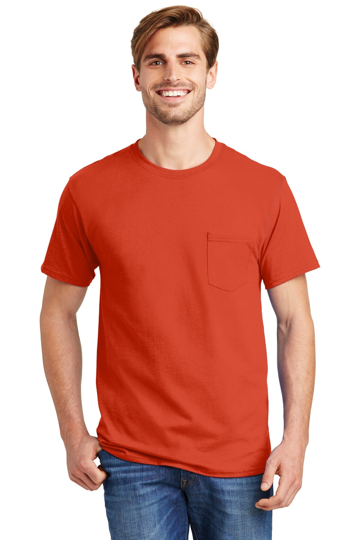 Hanes- Hanes® - Authentic 100% Cotton T-Shirt with Pocket. 5590-Medtech- 8