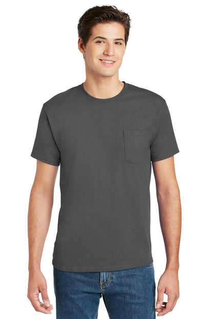 Hanes- Hanes® - Authentic 100% Cotton T-Shirt with Pocket. 5590-Medtech- 9