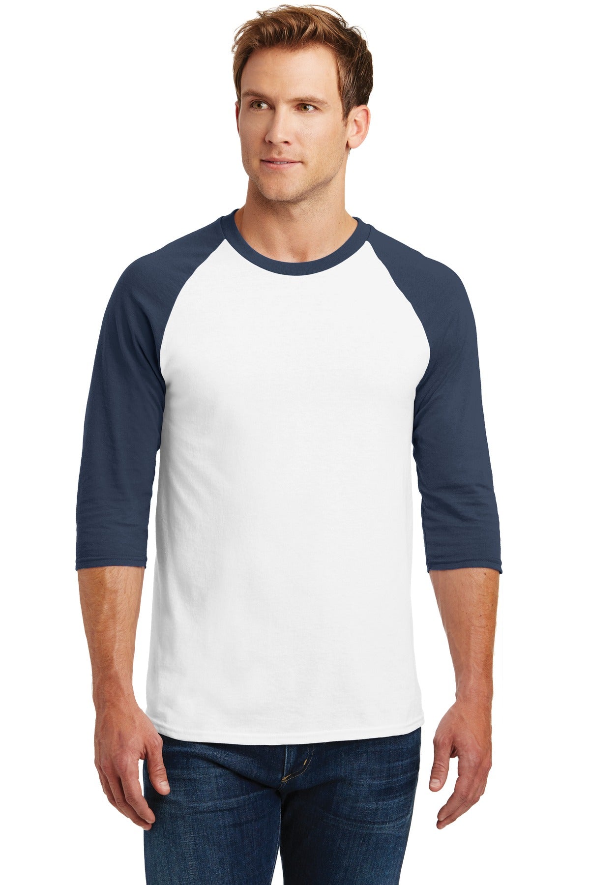 Gildan- Gildan® Heavy Cotton&#8482; 3/4-Sleeve Raglan T-Shirt. 5700-Medtech- 3