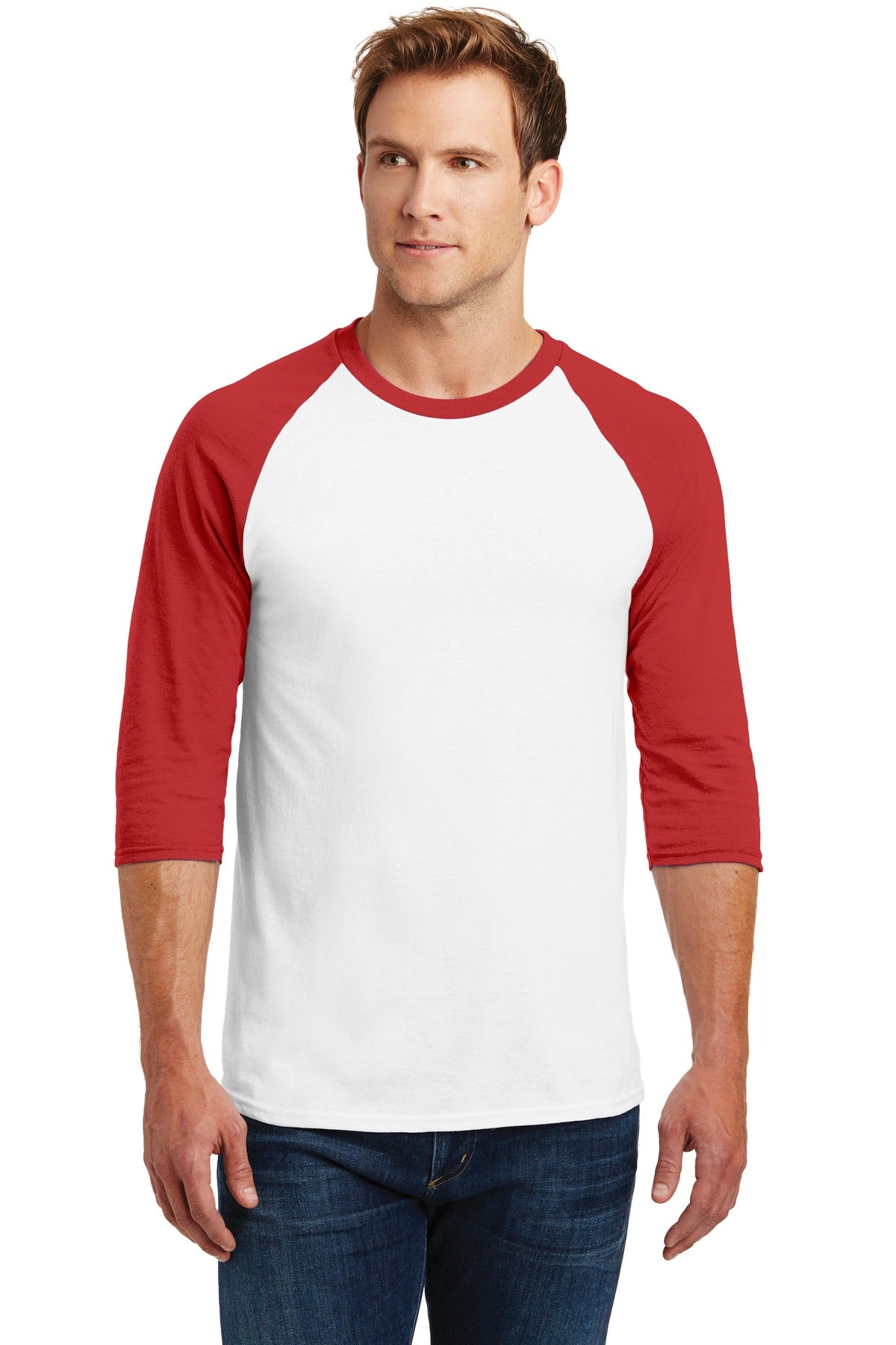 Gildan- Gildan® Heavy Cotton&#8482; 3/4-Sleeve Raglan T-Shirt. 5700-Medtech- 4