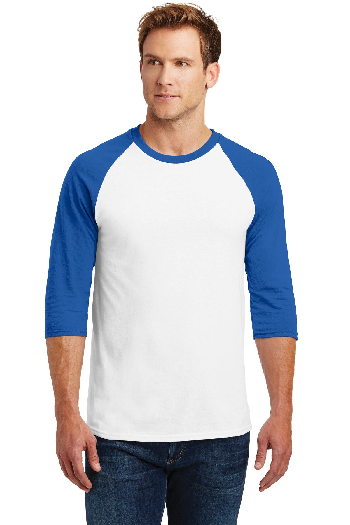 Gildan- Gildan® Heavy Cotton&#8482; 3/4-Sleeve Raglan T-Shirt. 5700-Medtech- 5