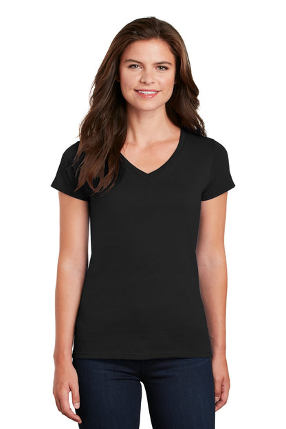 Gildan- Gildan® Women's Heavy Cotton™ 100% Cotton V-Neck T-Shirt. 5V00L-Medtech- 2