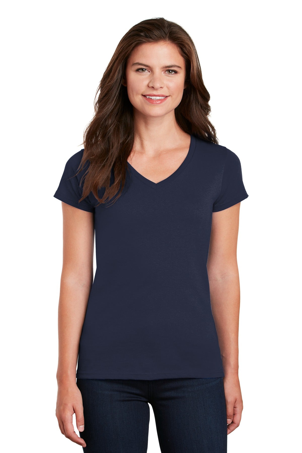 Gildan- Gildan® Women's Heavy Cotton™ 100% Cotton V-Neck T-Shirt. 5V00L-Medtech- 6