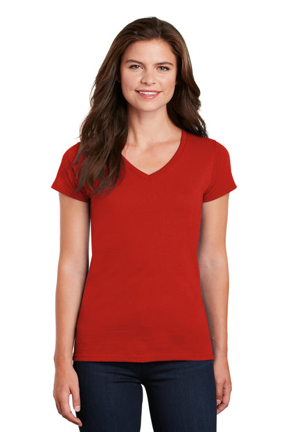 Gildan- Gildan® Women's Heavy Cotton™ 100% Cotton V-Neck T-Shirt. 5V00L-Medtech- 7