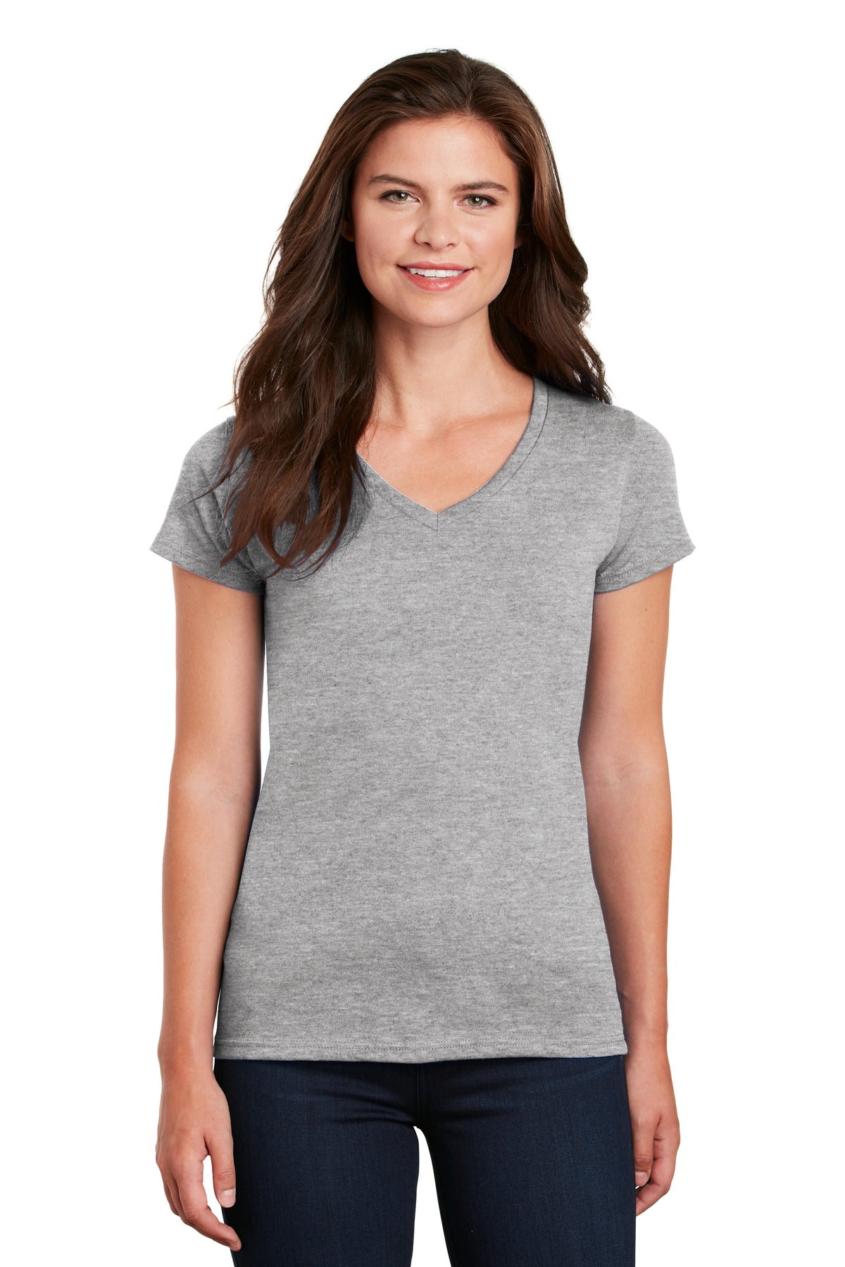 Gildan- Gildan® Women's Heavy Cotton™ 100% Cotton V-Neck T-Shirt. 5V00L-Medtech- 10