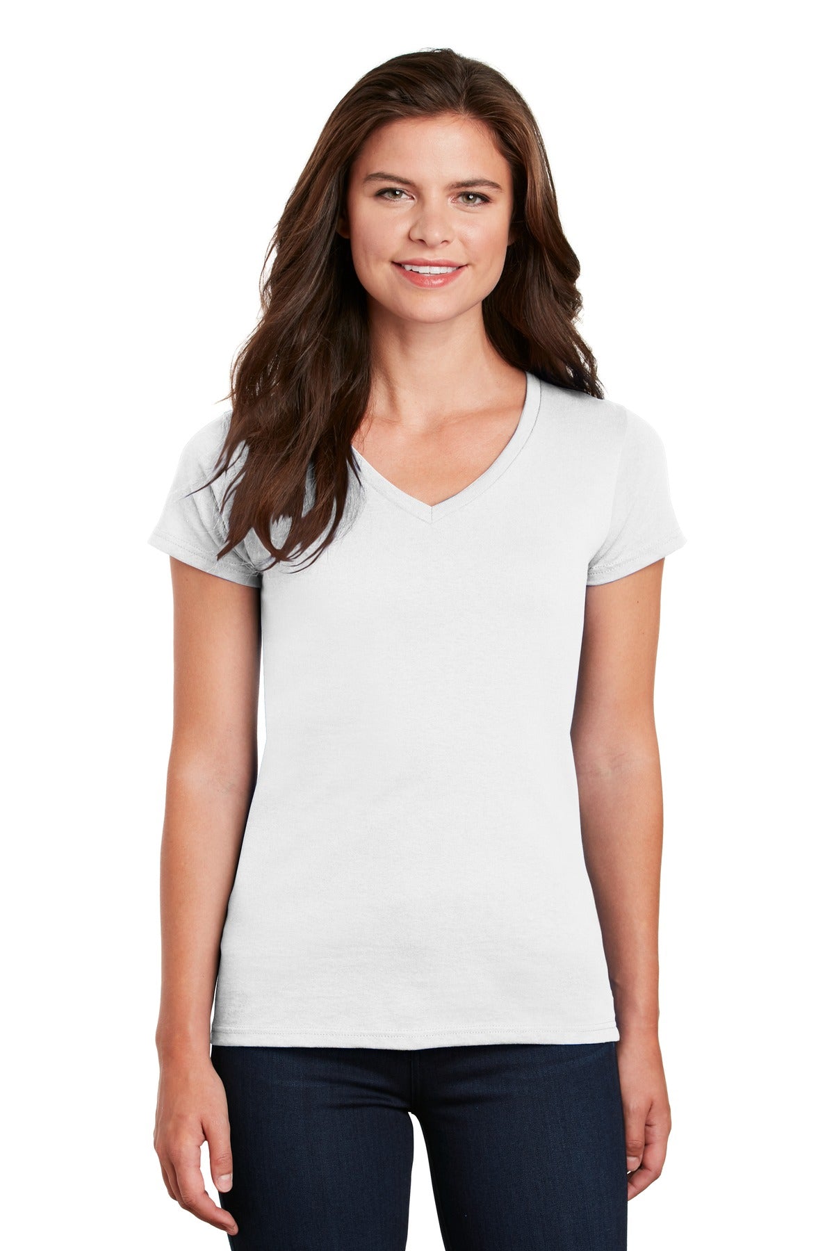 Gildan- Gildan® Women's Heavy Cotton™ 100% Cotton V-Neck T-Shirt. 5V00L-Medtech- 11