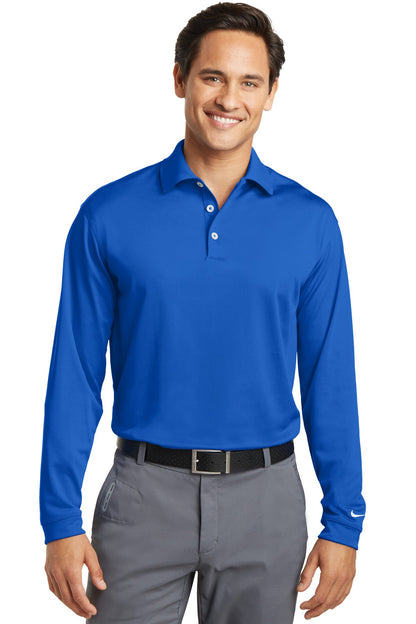 Nike- Nike Tall Long Sleeve Dri-FIT Stretch Tech Polo. 604940-Medtech- 3