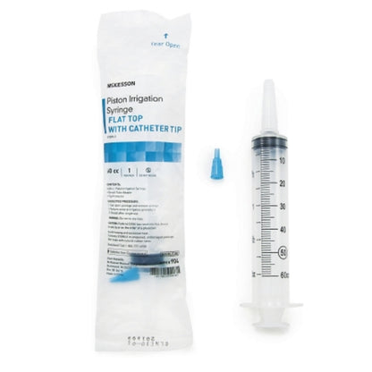 60cc Irrigation Syringe with Catheter Tip