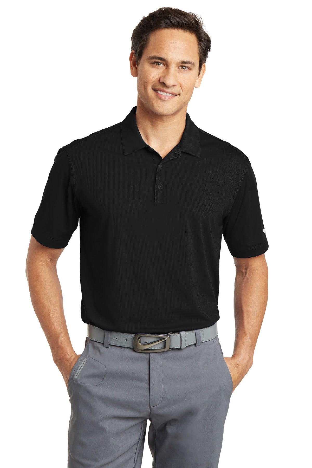 Nike- Nike Dri-FIT Vertical Mesh Polo. 637167-Medtech- 3